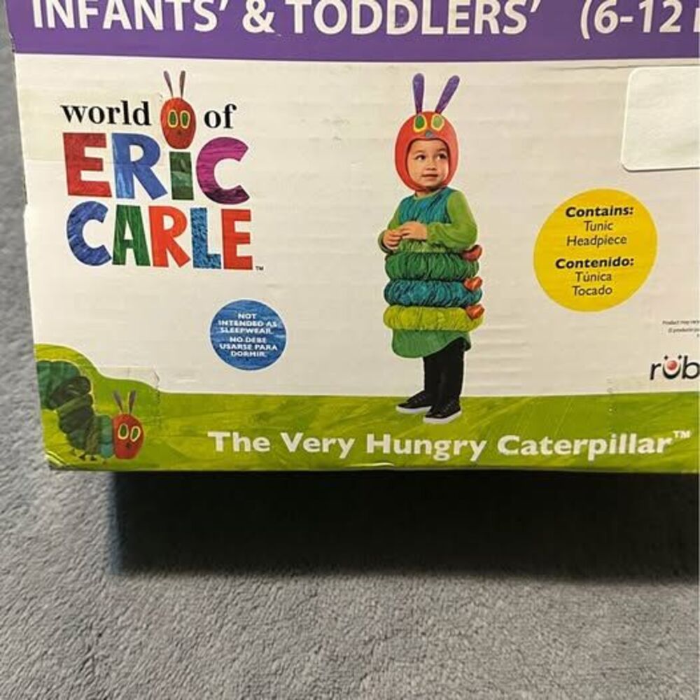 NEW The Very Hungry Caterpillar 2pc Infant Halloween Costume - Picture 3 of 4